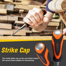Load image into Gallery viewer, Professional Wood Chisel Set with 6 Sizes, Portable Case &amp; Sharpening Tools