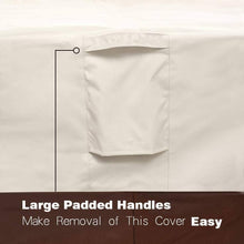 Load image into Gallery viewer, Small Waterproof Lounge Chair Covers - 600D Oxford Fabric in Beige &amp; Brown