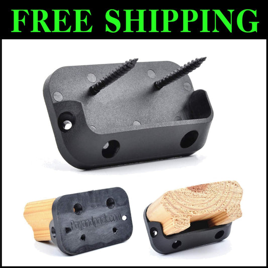 5 Pairs of Heavy-Duty Railing Brackets for 2x4 Wood Handrails - Easy Install