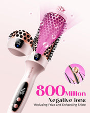 Load image into Gallery viewer, Negative Ion Heated Round Brush for Effortless Styling - 1.5 Inch, Dual Voltage