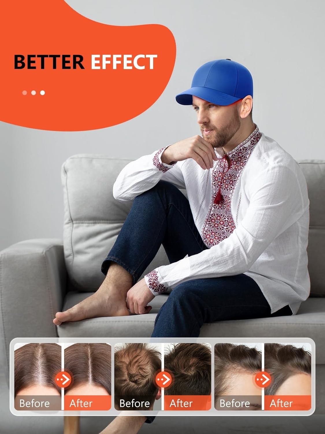 Efficient Red Light Therapy Lamp with 5 Brightness Settings & Timer Control