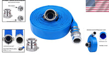 Load image into Gallery viewer, Reinforced 50ft PVC Backwash Hose with Quick Connect Aluminum Fittings
