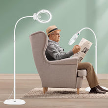 Load image into Gallery viewer, Adjustable 10X 30X LED Magnifying Glass with Stand - Perfect for Sewing &amp; Crafts