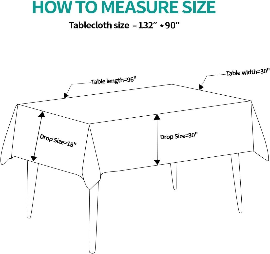 Durable 10-Pack Black Rectangular Tablecloths – Wrinkle Resistant and Versatile