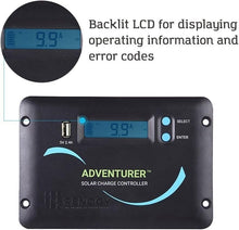 Load image into Gallery viewer, 30A PWM Solar Charge Controller with LCD Display - Flush Mount &amp; Bluetooth Ready