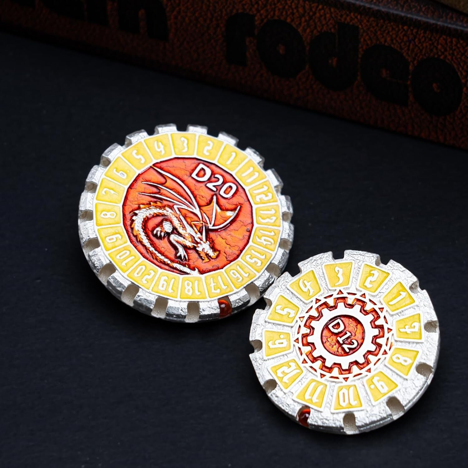 Exquisite Polyhedral Metal Dice Set for Dungeons and Dragons - Gift Ready Box