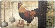 Load image into Gallery viewer, Stain-Resistant Ergonomic Kitchen Mat - Non-Slip, 1/2 Inch Thick, Paris Rooster
