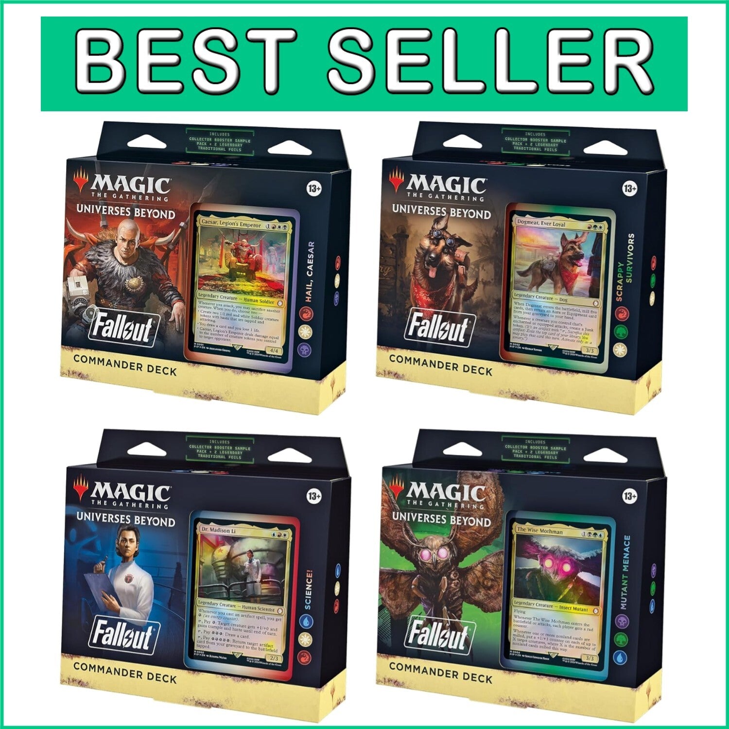 Strategic Fallout MTG Deck Bundle – Includes Hail Caesar, Survivors, & More