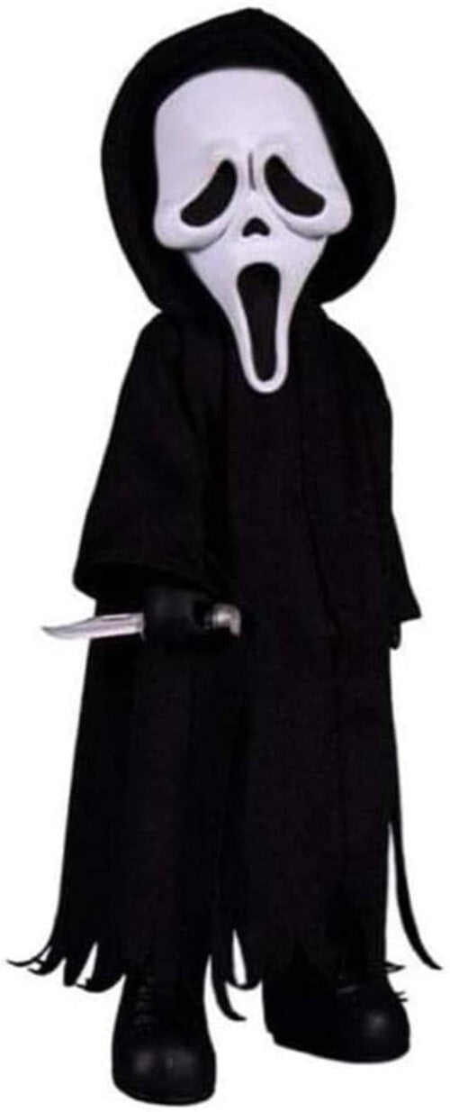 Articulated Ghost Face Doll - 10'' Horror Collectible in Window Box Packaging