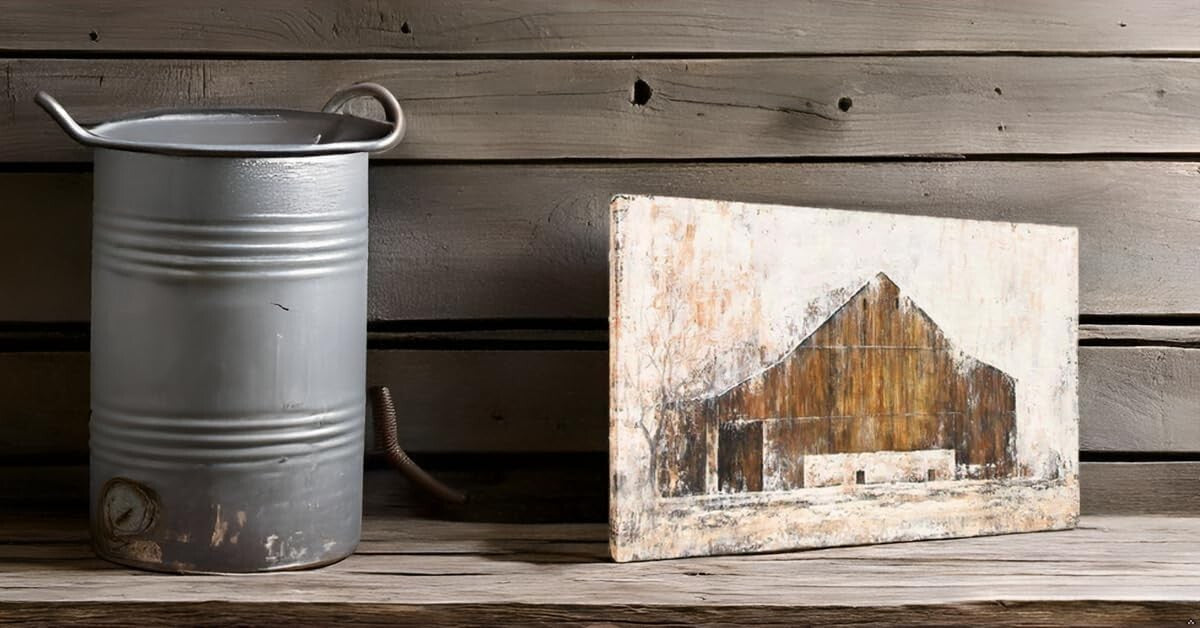 Beautiful 28x20 Rustic Barn Canvas Wall Art - Ready to Hang Farmhouse Charm