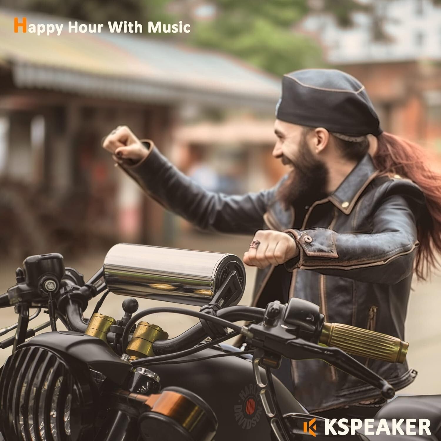 Premium Bluetooth Audio System with 3-Inch Speakers for Motorcycles & Scooters