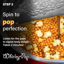 Load image into Gallery viewer, Movie Night Essential: Whirley Pop Silver 6-Quart Gourmet Popcorn Popper