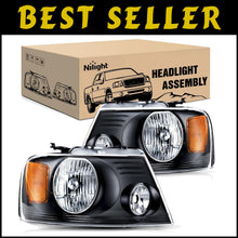 Load image into Gallery viewer, DOT Compliant 2004-2008 F150 Headlight Assembly - Easy Installation &amp; Waterproof