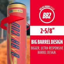 Load image into Gallery viewer, Youth Teeball Bat - 26" Barracuda Aluminum - USA Baseball Certified - -13 Drop