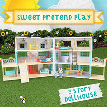 Load image into Gallery viewer, Buzzby Farmhouse Dollhouse Playset – 49 Accessories &amp; 2 Exclusive Figures