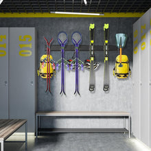 Load image into Gallery viewer, Space-Saving 48-Inch Garden Tool Rack with Heavy Duty Hooks - Durable Design
