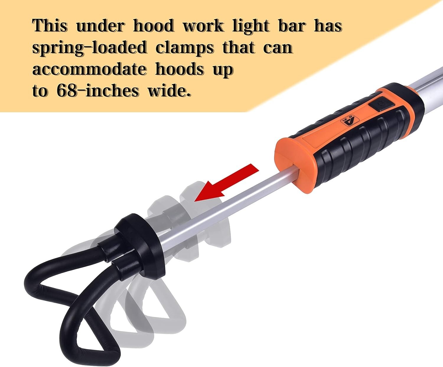 Portable 1400 Lumen LED Work Light - Ideal for Mechanics and Outdoor Activities