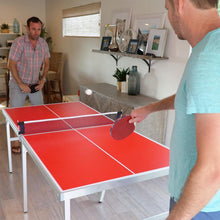 Load image into Gallery viewer, Aluminum Mid-Size Table Tennis Table with Instant Setup - Lightweight &amp; Durable