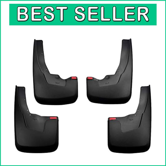 Durable ABS Mud Flaps Splash Guards Set for 2019-2024 Ram 1500 with Flares