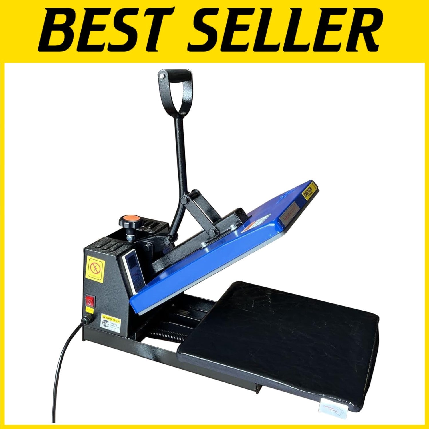 15x15 Sublimation Heat Press FS15x15A - Industrial Quality with Slide Out Platen