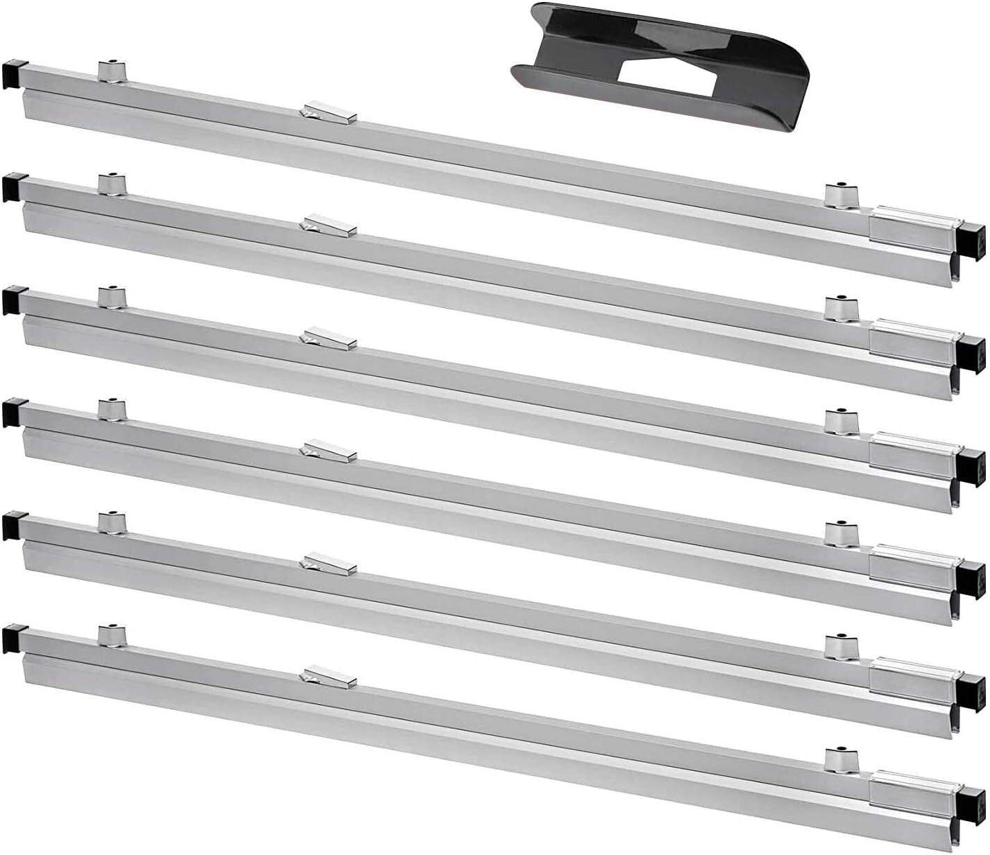 Pack of 6 Sturdy 36" Blueprint Clips - Ideal for Document Organization & Display