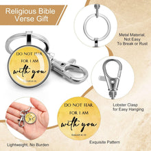 Load image into Gallery viewer, Lightweight Religious Keychains with Bible Verses - Inspirational Gifts in Bulk
