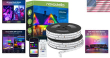 Load image into Gallery viewer, Smart WiFi RGB LED Strip Lights - 105FT Multicolor for Cheerful Outdoor Spaces