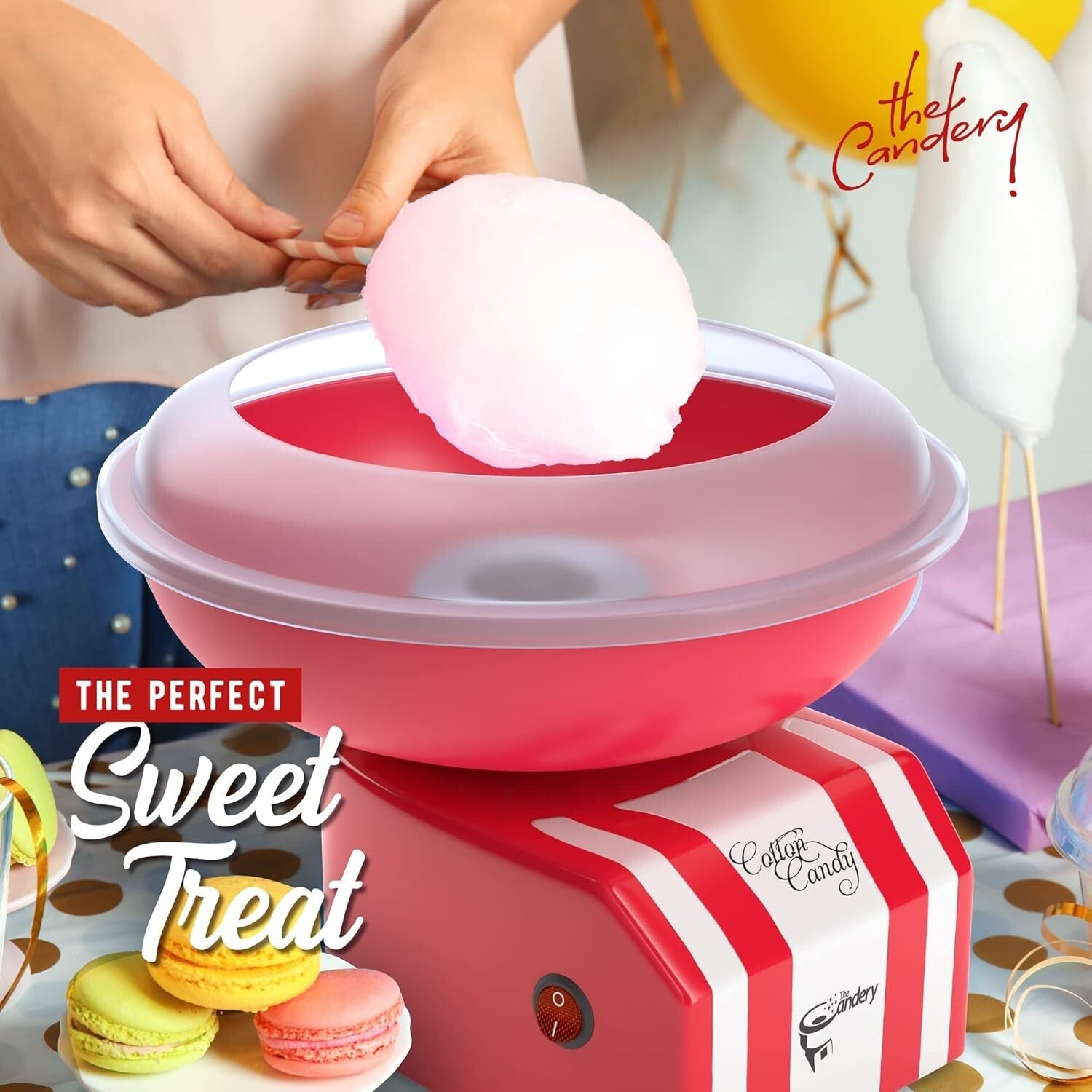 Bright Cotton Candy Maker - Ideal for Birthday Parties, Baby Showers & More