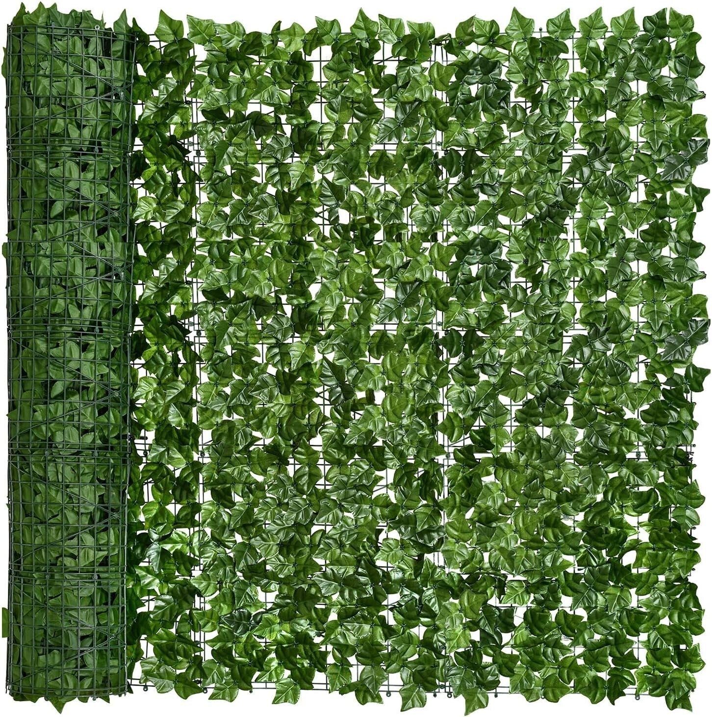 59x236.2inch Faux Ivy Leaf Fence for Versatile Privacy - Perfect for Gardens