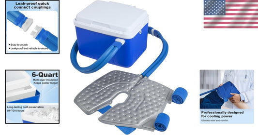 Compact 6-Quart Ice Machine for Knee – Adjustable Cold Therapy & Pain Management