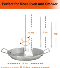 Load image into Gallery viewer, 3-Way Adjustable Vertical Skewer for Tacos, Shawarma &amp; Kabobs - Stainless Steel