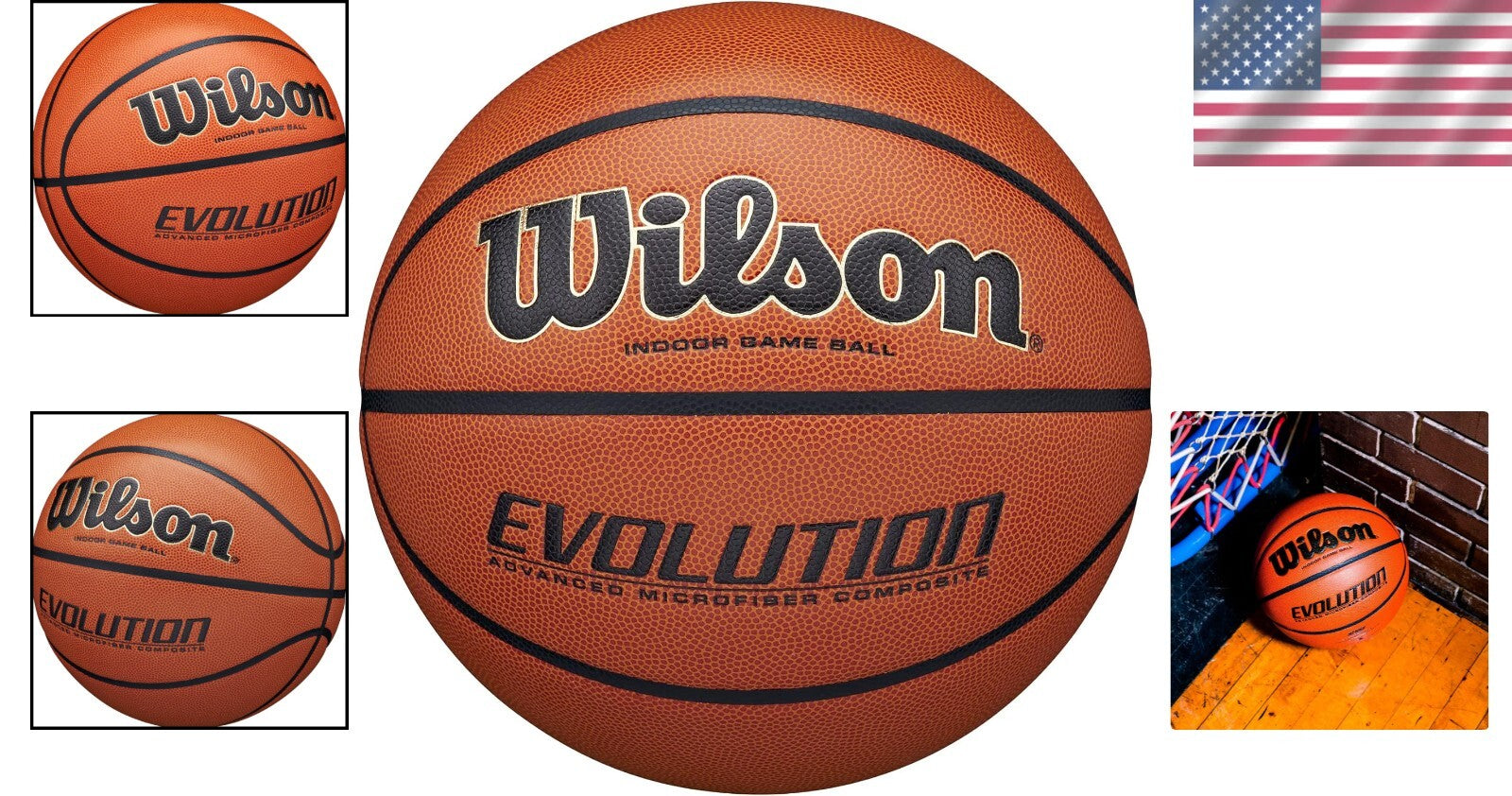 Evo Microfiber Indoor Basketball - Available in Size 5, 6, and 7 for All Players