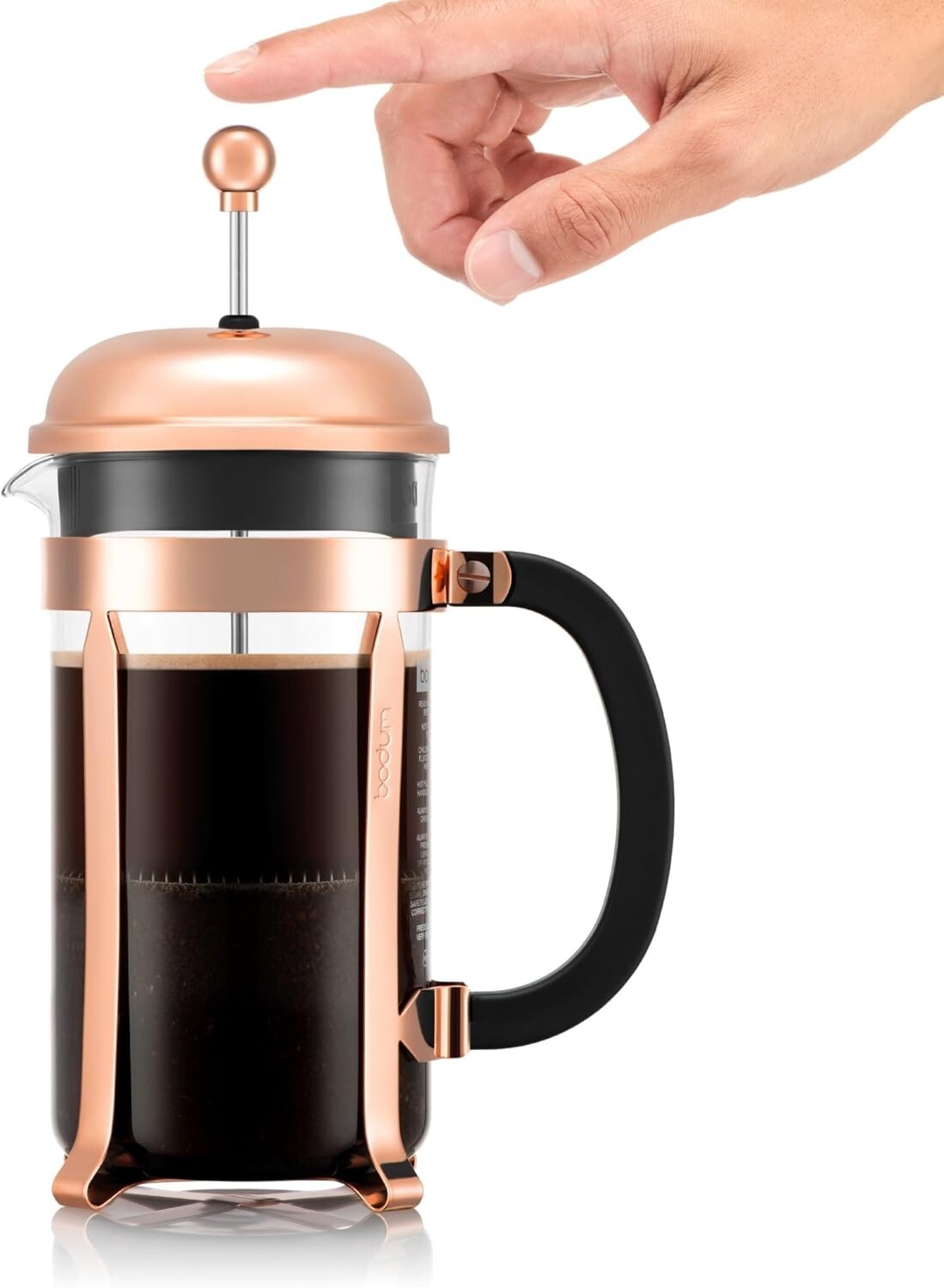 Borosilicate Chambord French Press Coffee Maker - 34oz Capacity & Stylish Design