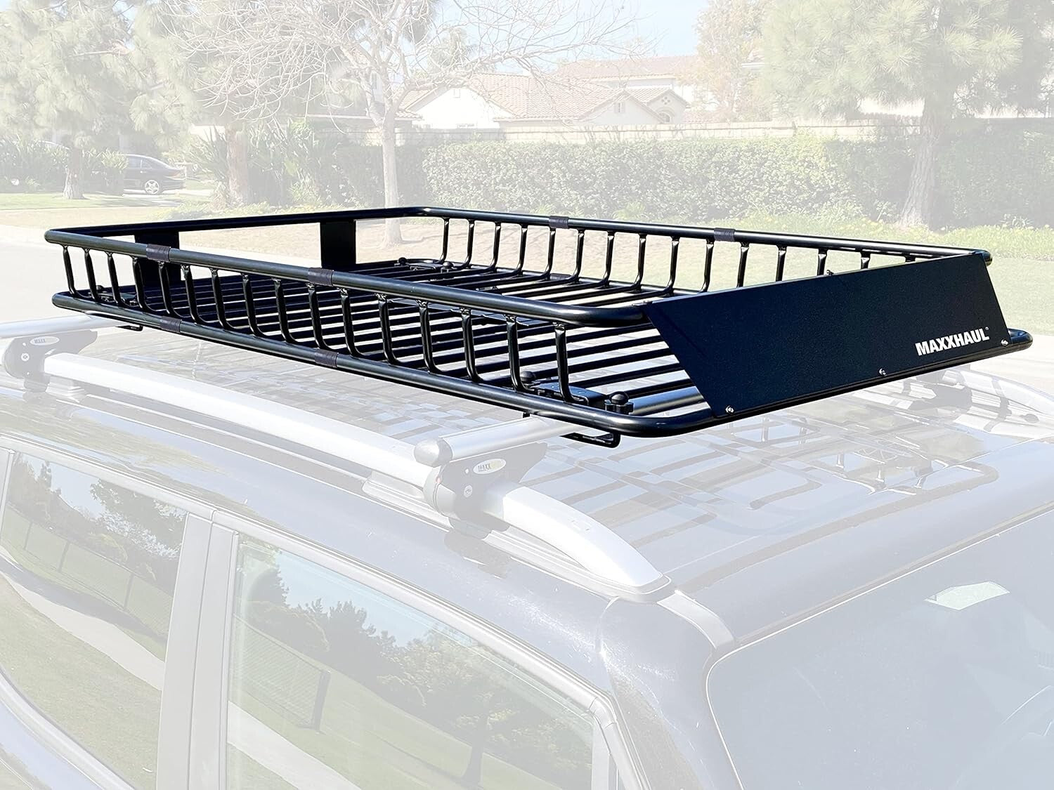 Lightweight 64" x 39" x 6" Steel Roof Rack - Easy Snap Mount Perfect for Trucks