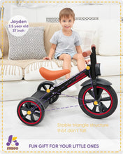 Load image into Gallery viewer, Interactive Toddler Tricycle with Puncture-Free Wheels - Perfect for Ages 2-5