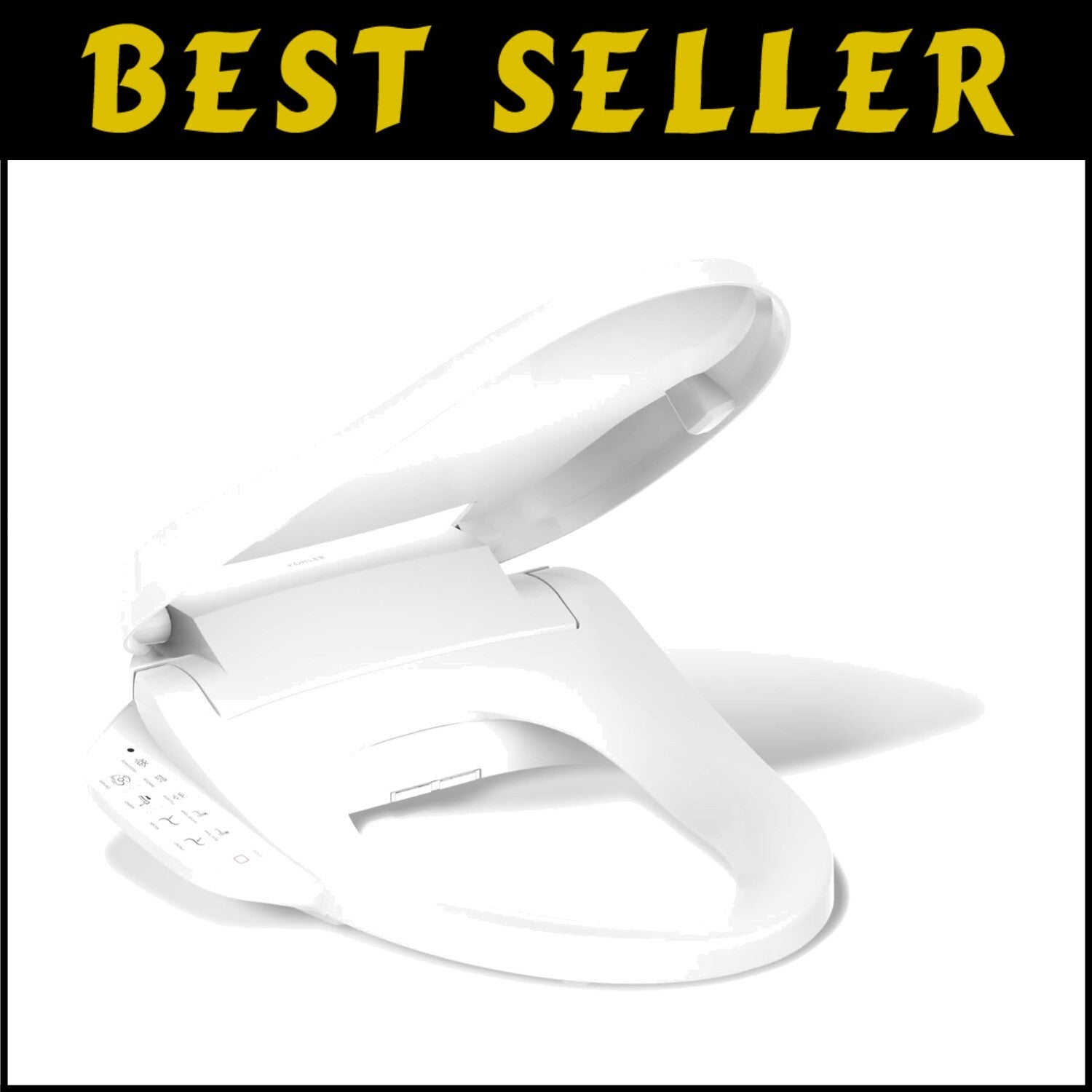 Comfort-Enhancing Heated Bidet Toilet Seat with Self-Cleaning Wand & Nightlight