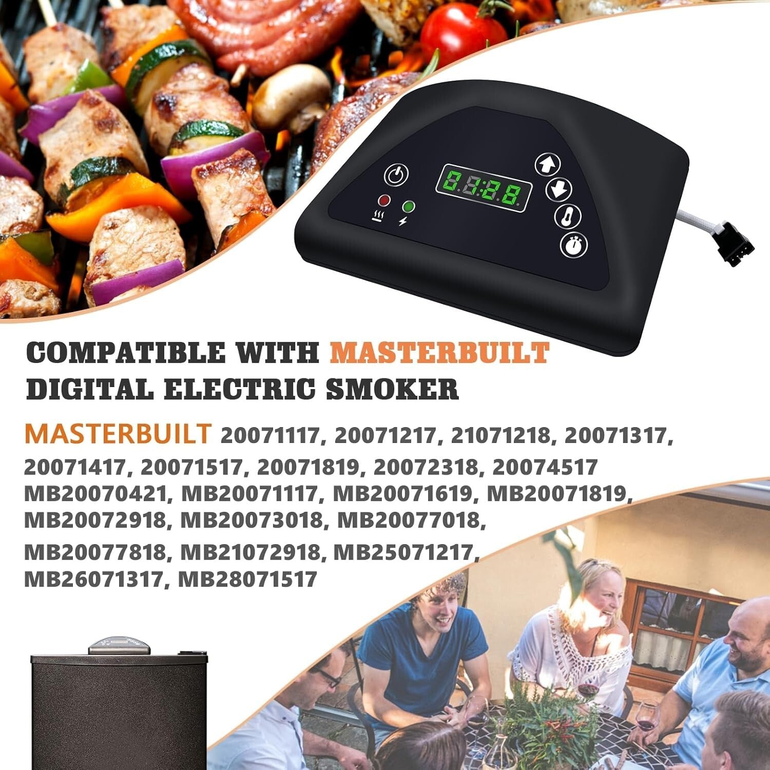 Masterbuilt Smoker Digital Control Panel Kit for Accurate Temperature Control