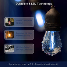 Load image into Gallery viewer, Brighten Your Outdoors with 48-Piece S14 LED String Lights - Multicolor Magic