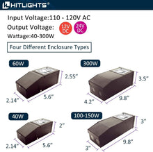 Load image into Gallery viewer, Versatile Dimmable Power Supply 120VAC to 24VDC for LED Lighting Solutions