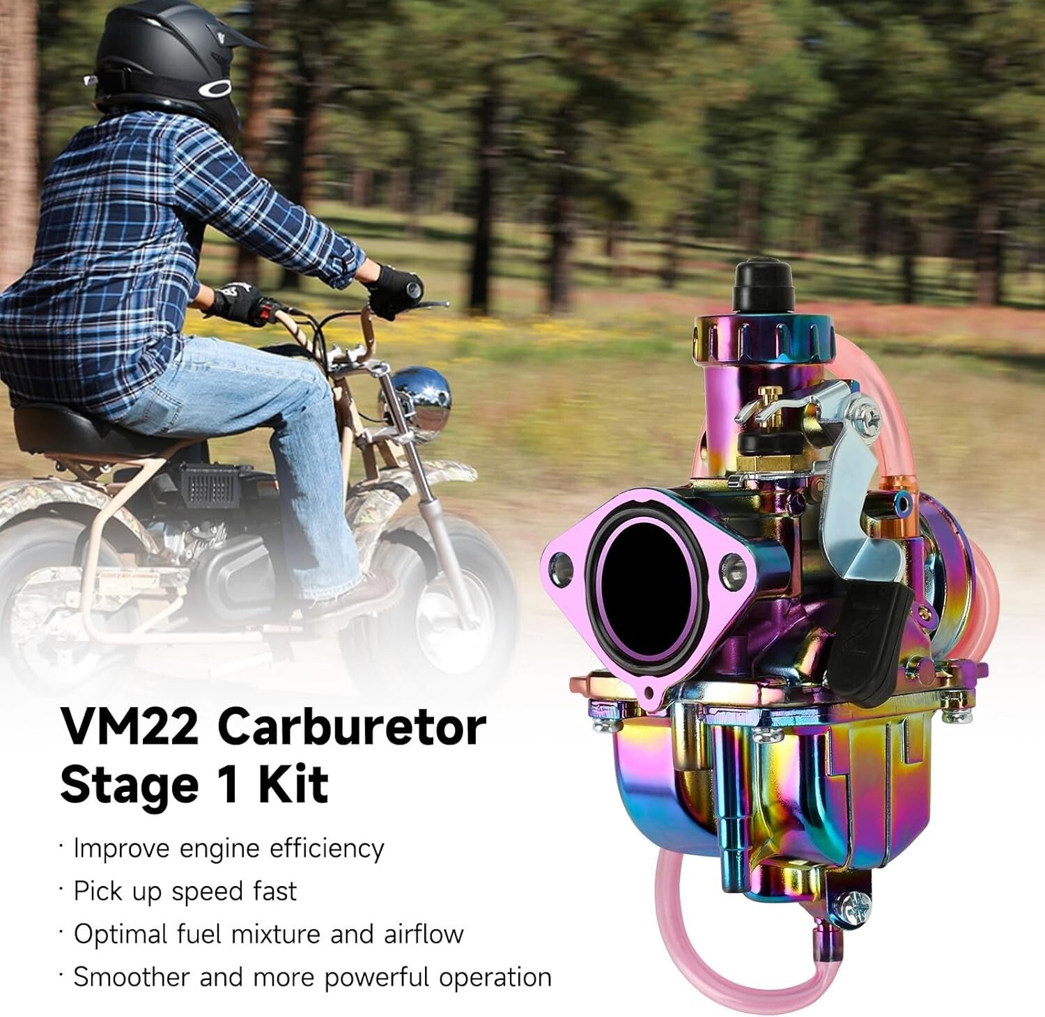 Predator 196cc VM22 Carburetor Kit - Complete Upgrade for Go-Karts & Mini Bikes
