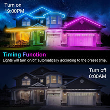 Load image into Gallery viewer, Multicolor Waterproof LED Rope Lights - App Control &amp; Music Sync for Outdoor Fun