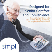 Load image into Gallery viewer, Compact Hands-Free Phone with Large Buttons &amp; Memory for Easy Communication
