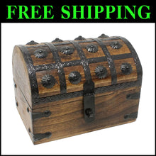 Load image into Gallery viewer, Vintage Handcrafted Treasure Chest – Perfect for Jewelry and Keepsakes Storage