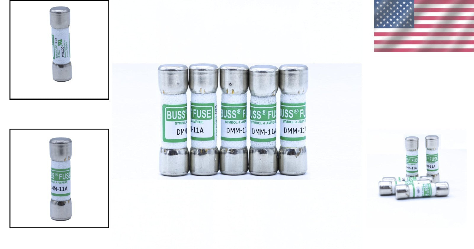 Essential 5pcs -11A 1000V Multimeter Fuses for Electronic Troubleshooting