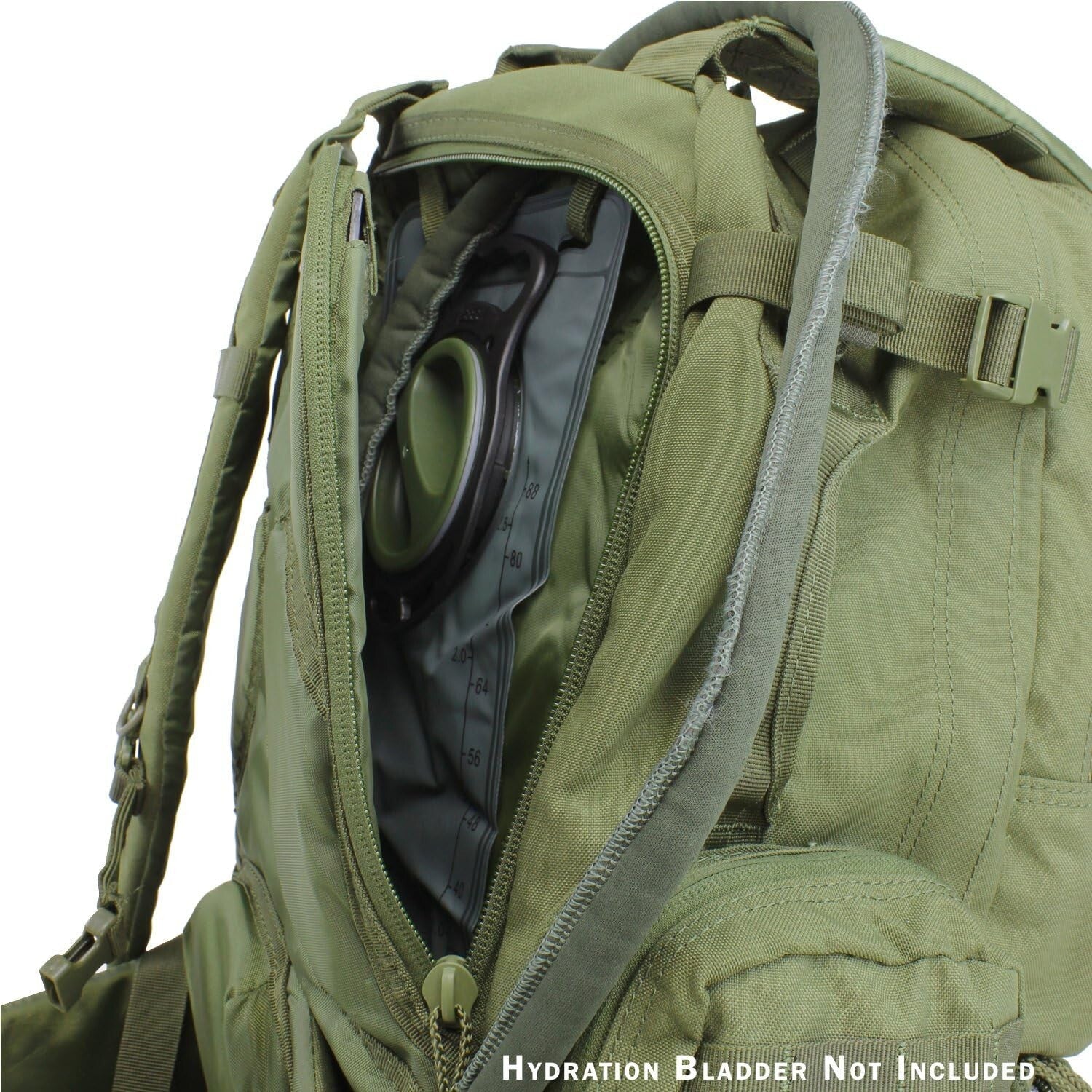 Durable 50L Tactical Assault Pack - Hydration-Compatible with Comfort Features