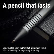 Load image into Gallery viewer, Durable Gunmetal Mechanical Pencil with Removable Eraser for Seamless Creativity