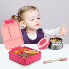 Load image into Gallery viewer, Insulated 54oz Bento Lunch Box and Soup Jar for Kids - Convenient &amp; Practical
