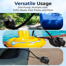 Load image into Gallery viewer, Quick Inflate Electric Pump with LCD Display for Paddle Boards &amp; More - 12V