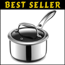 Load image into Gallery viewer, Elegant 1-Quart Nonstick Saucepan with Tempered Lid - Ideal for Small Servings