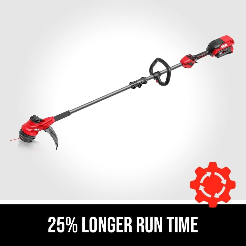 PWR CORE 40V Brushless String Trimmer Kit - 15-Inch Cutting Width, Fast Charging